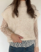 PULL MANCHES DENTELLES